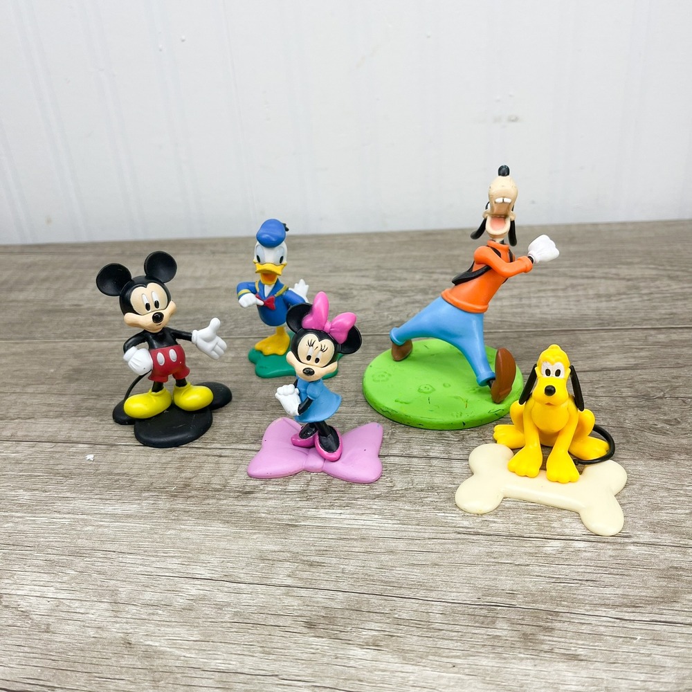 Disney Mickey Mouse and Friends Jakks Pacific 5 Piece Figure Set Mickey Minnie